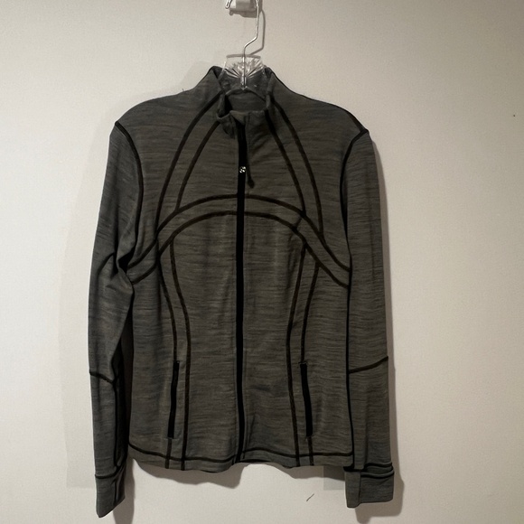 Lululemon Define Jacket Olive Green & White Pattern - 10 - Picture 1 of 9